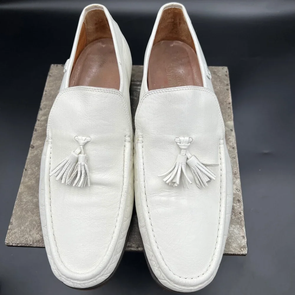 Bally of Switzerland Loafers Mens Size 10.5 M Vintage Moc Toe Shoes